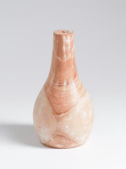 Ваза для сухоцветов «Мистра», 8×8×16 см, дерево джати, бежевая