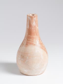 Ваза для сухоцветов «Мистра», 8×8×16 см, дерево джати, бежевая