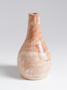 Ваза для сухоцветов «Мистра», 8×8×16 см, дерево джати, бежевая