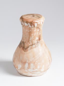 Ваза для сухоцветов «Сильва», 11×11×15 см, дерево джати, бежевая