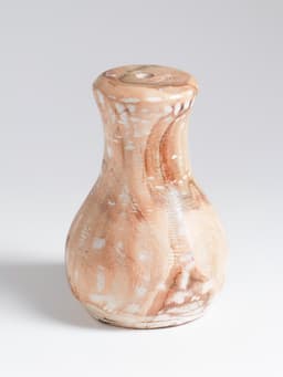 Ваза для сухоцветов «Сильва», 11×11×15 см, дерево джати, бежевая