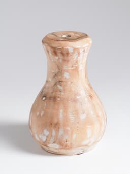 Ваза для сухоцветов «Сильва», 11×11×15 см, дерево джати, бежевая