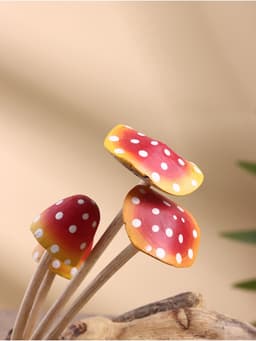 Сувенир «Коряга с грибочками», 30×10×17 см, дерево албезия