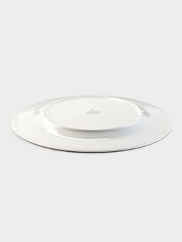 Тарелка WY Golden rays, d=27 см, фарфор, белая