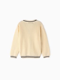 Кардиган детский KAFTAN, размер 32 (110-116 см), молочный