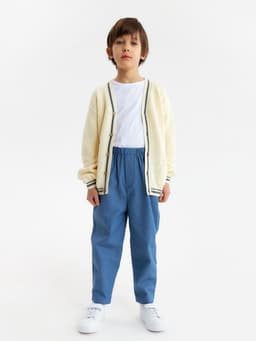 Кардиган детский KAFTAN, размер 32 (110-116 см), молочный