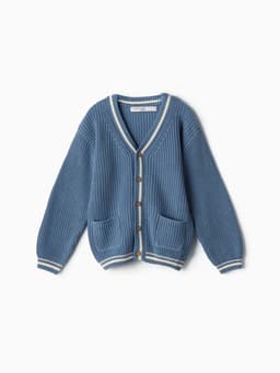 Кардиган детский KAFTAN, размер 32 (110-116 см), синий