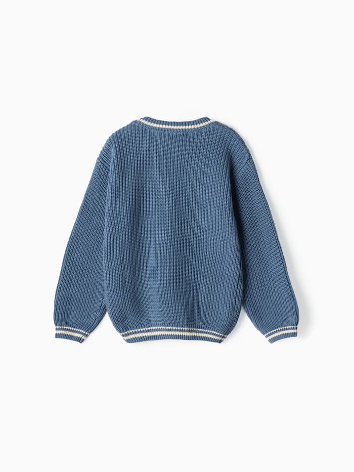 Кардиган детский KAFTAN, размер 34 (122-128 см), синий