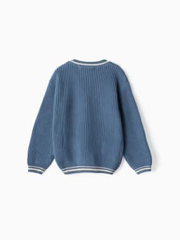 Кардиган детский KAFTAN, размер 34 (122-128 см), синий