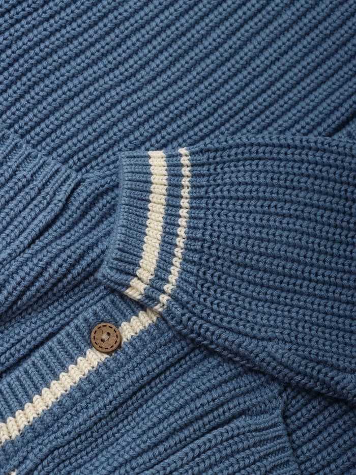 Кардиган детский KAFTAN, размер 36 (134-140 см), синий