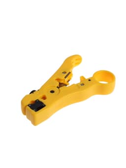 Стриппер ТУНДРА, для зачистки и обрезки витой пары, коаксиального кабеля RG-59/7/9/11