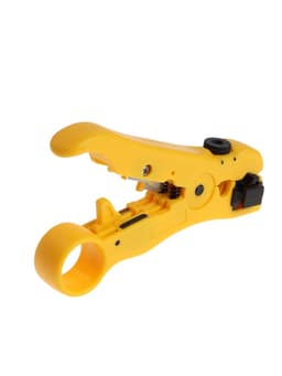 Стриппер ТУНДРА, для зачистки и обрезки витой пары, коаксиального кабеля RG-59/7/9/11