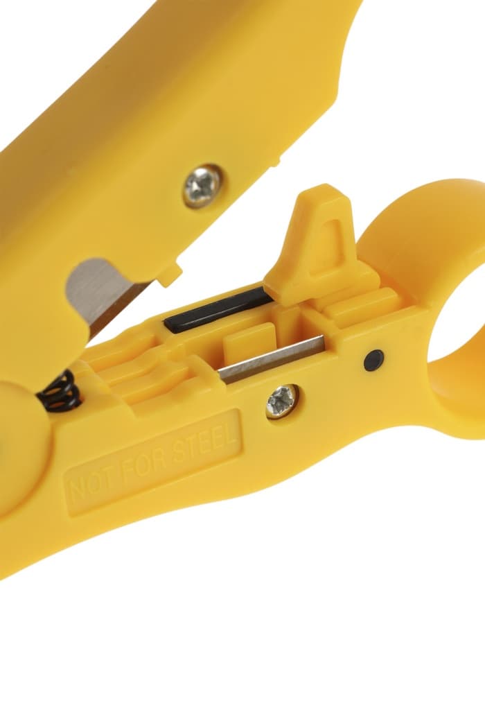 Стриппер ТУНДРА, для зачистки и обрезки витой пары, коаксиального кабеля RG-59/7/9/11