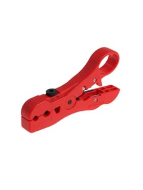 Стриппер ТУНДРА, для зачистки и обрезки витой пары, коаксиального кабеля RG-59/6/7/11