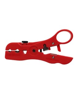 Стриппер ТУНДРА, для зачистки и обрезки витой пары, коаксиального кабеля RG-59/6/7/11