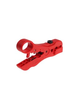 Стриппер ТУНДРА, для зачистки и обрезки витой пары, коаксиального кабеля RG-59/6/7/11