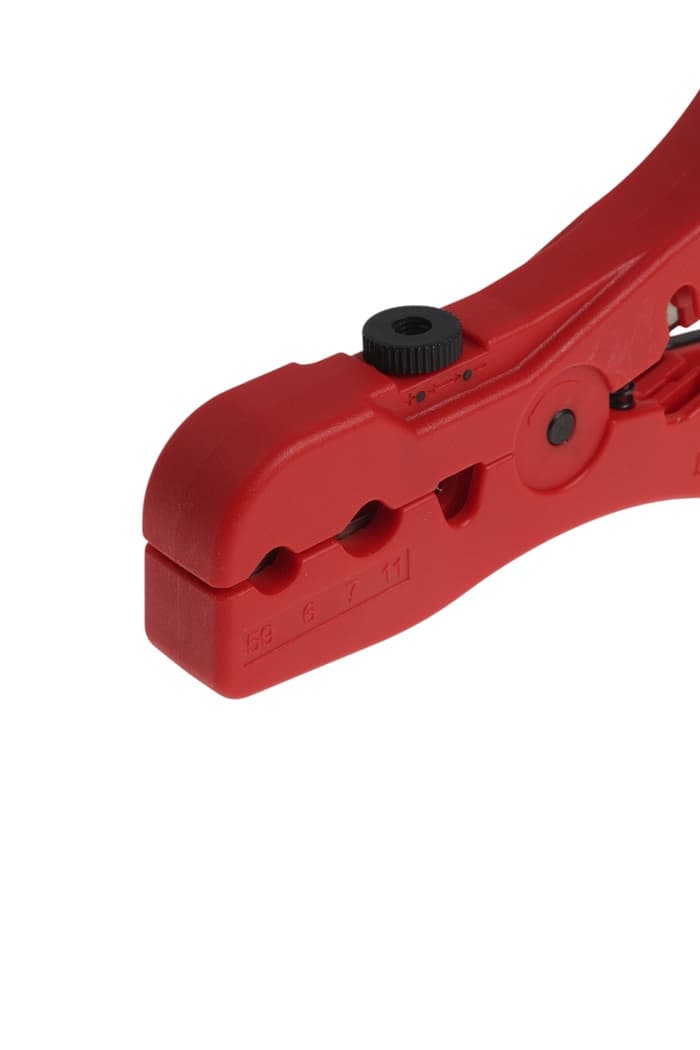 Стриппер ТУНДРА, для зачистки и обрезки витой пары, коаксиального кабеля RG-59/6/7/11