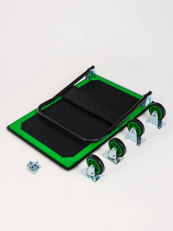 Тележка платформенная складная, для перевозки грузов, нагрузка до 300 кг, сталь, Greengo