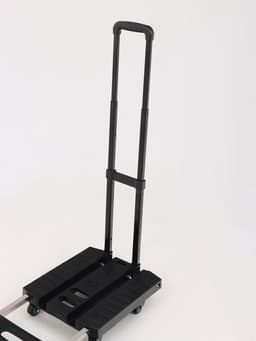 Тележка складная с раздвижной платформой, для перевозки грузов, нагрузка до 100 кг, телескопическая ручка, пластик, Greengo