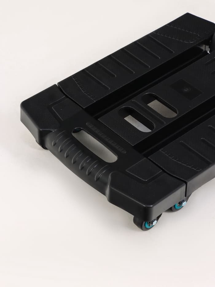 Тележка складная с раздвижной платформой, для перевозки грузов, нагрузка до 100 кг, телескопическая ручка, пластик, Greengo