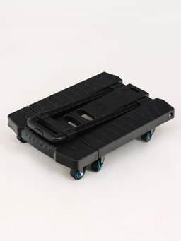 Тележка складная с раздвижной платформой, для перевозки грузов, нагрузка до 100 кг, телескопическая ручка, пластик, Greengo