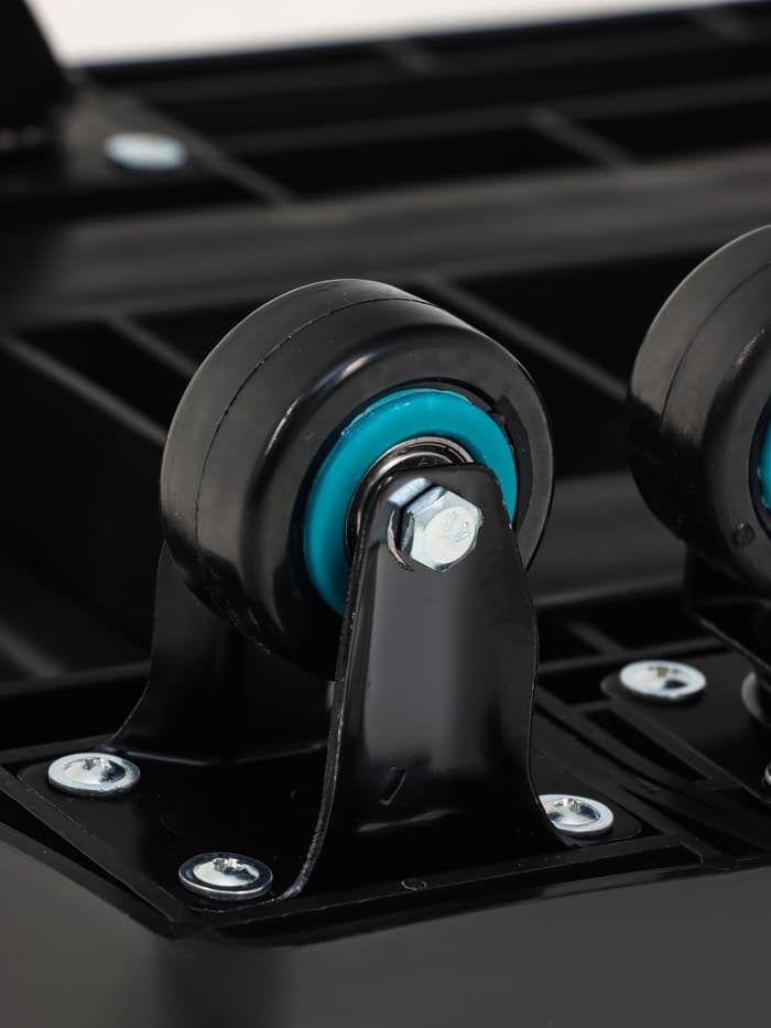 Тележка складная с раздвижной платформой, для перевозки грузов, нагрузка до 100 кг, телескопическая ручка, пластик, Greengo