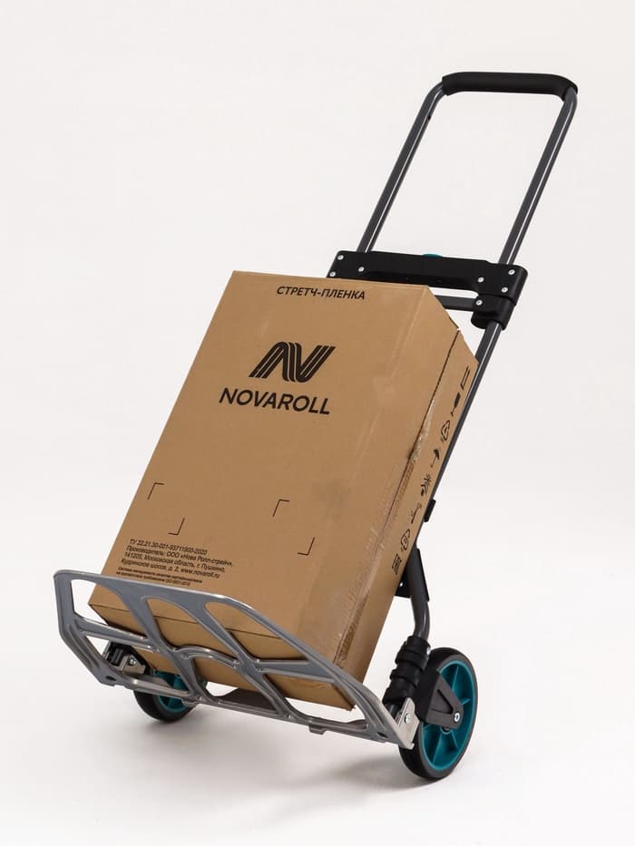 Тележка ручная хозяйственная, двухколёсная, нагрузка до 100 кг, складная, грузовая, Greengo