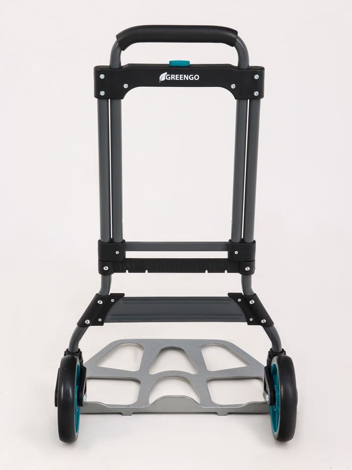 Тележка ручная хозяйственная, двухколёсная, нагрузка до 100 кг, складная, грузовая, Greengo