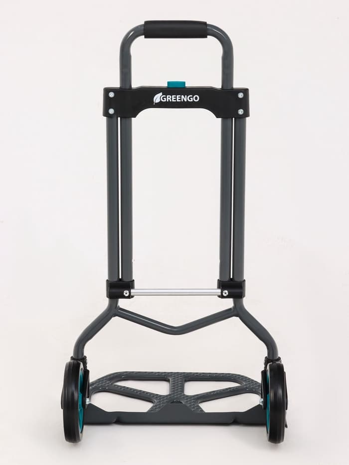 Тележка ручная хозяйственная, двухколёсная, нагрузка до 60 кг, складная, грузовая, Greengo