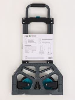 Тележка ручная хозяйственная, двухколёсная, нагрузка до 60 кг, складная, грузовая, Greengo