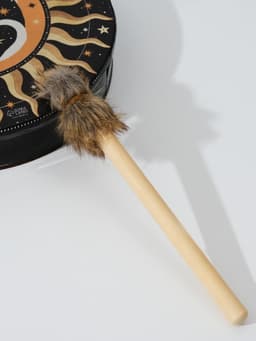 Шаманский бубен «Коты Таро», музыкальный инструмент, с колотушкой, 5×25×25 см