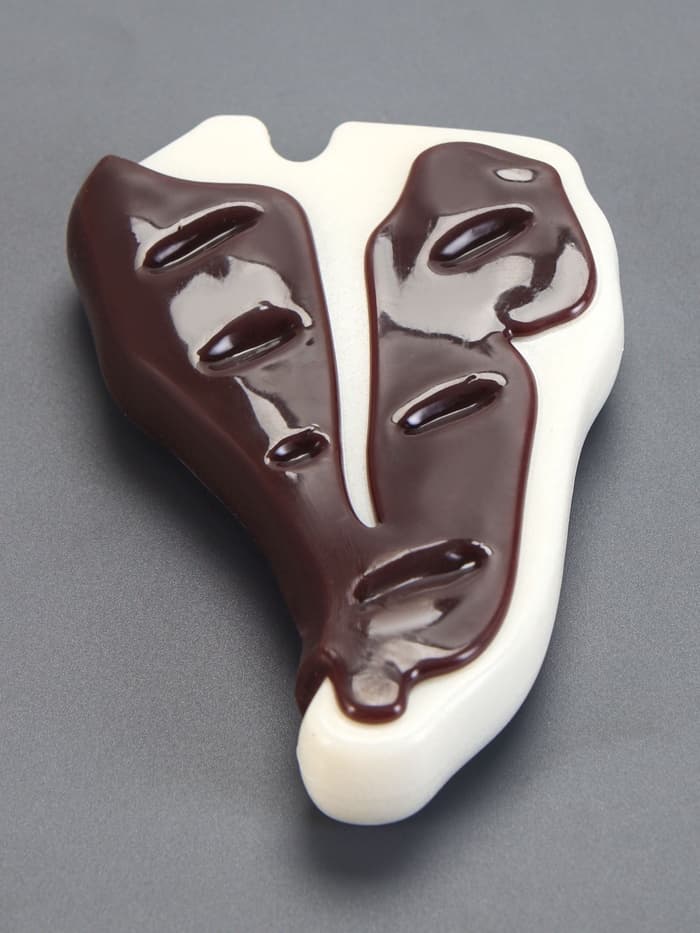 Игрушка для собак Пижон Premium «Стейк», 10.5 см, TPR + нейлон, цвет МИКС