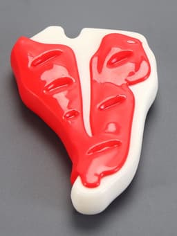 Игрушка для собак Пижон Premium «Стейк», 10.5 см, TPR + нейлон, цвет МИКС