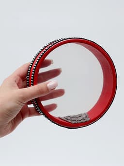 Музыкальный инструмент Барабан Шум Моря Music Life красный, 15 см