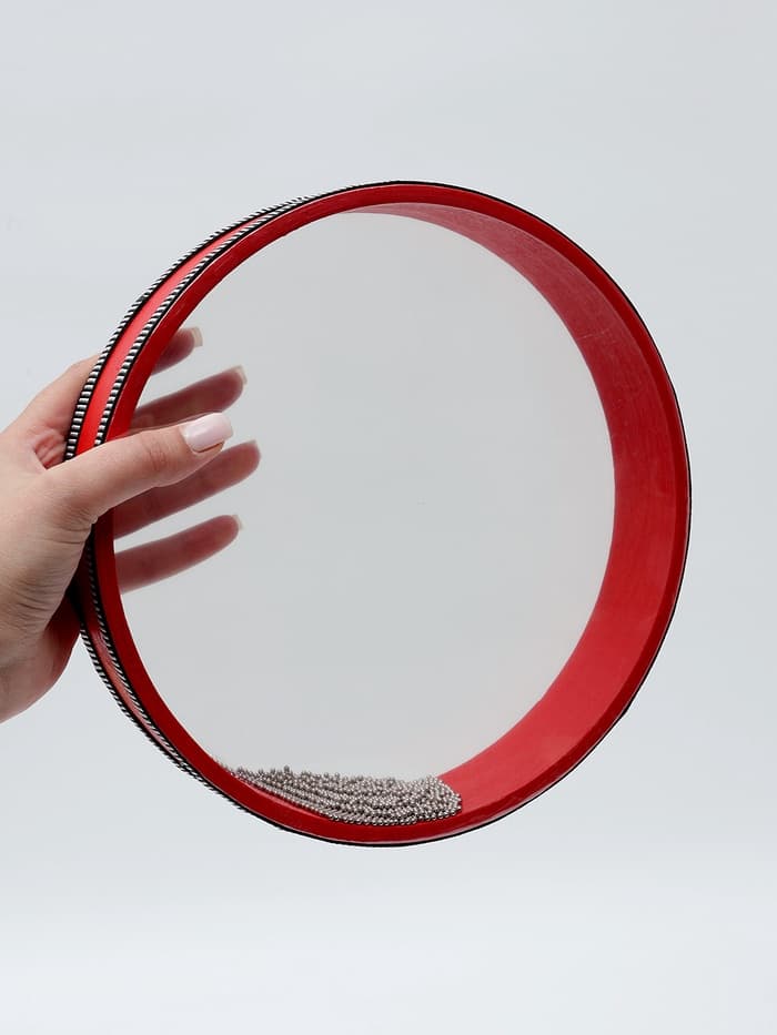 Музыкальный инструмент Барабан Шум Моря Music Life красный, 25 см