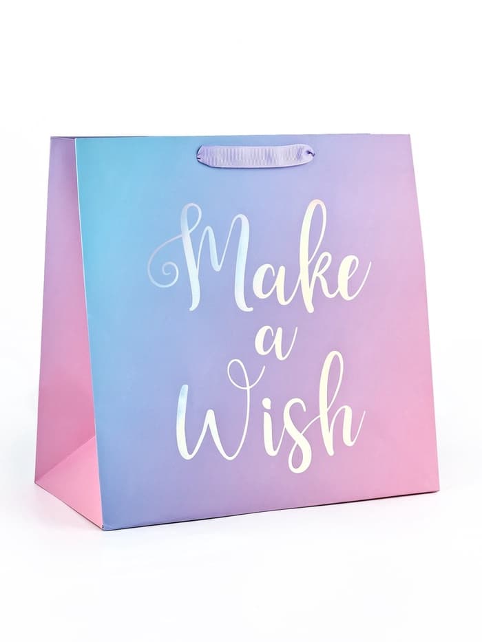 Пакет ламинированный «Волшебный день», тиснение, 27×27×15 см