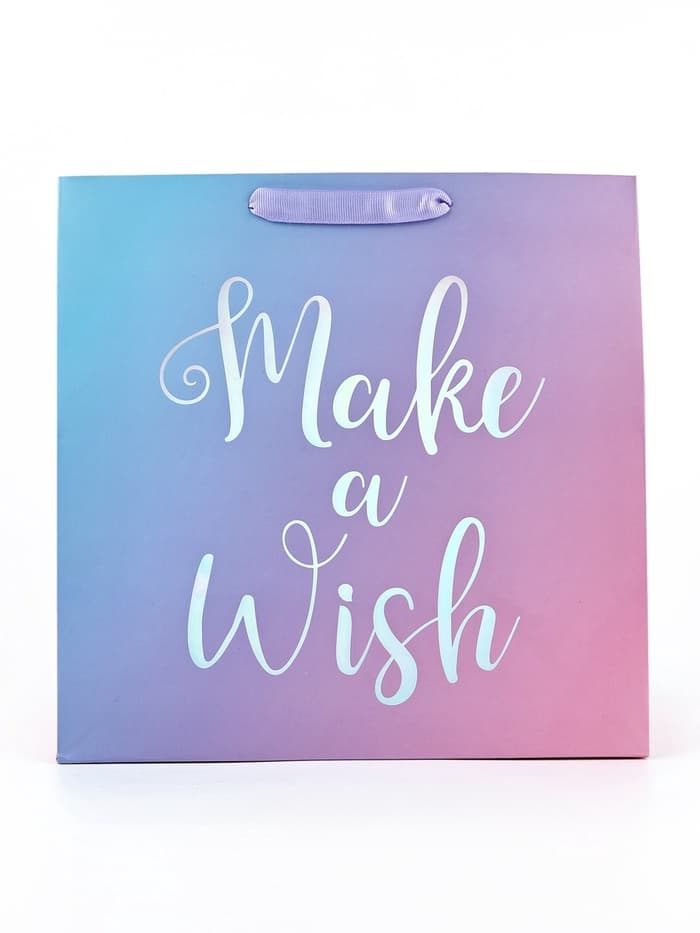 Пакет ламинированный «Волшебный день», тиснение, 27×27×15 см