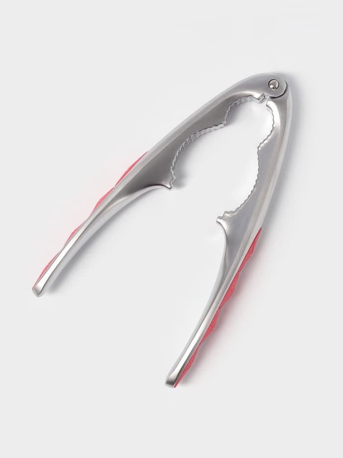 Орехокол Доляна Redline, 4.2×1.7×15.5 см, нержавеющая сталь, красный