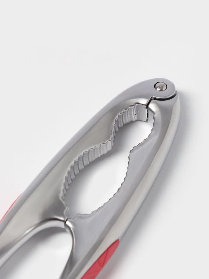 Орехокол Доляна Redline, 4.2×1.7×15.5 см, нержавеющая сталь, красный