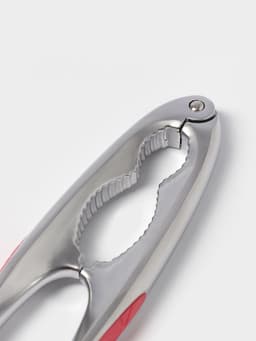 Орехокол Доляна Redline, 4.2×1.7×15.5 см, нержавеющая сталь, красный