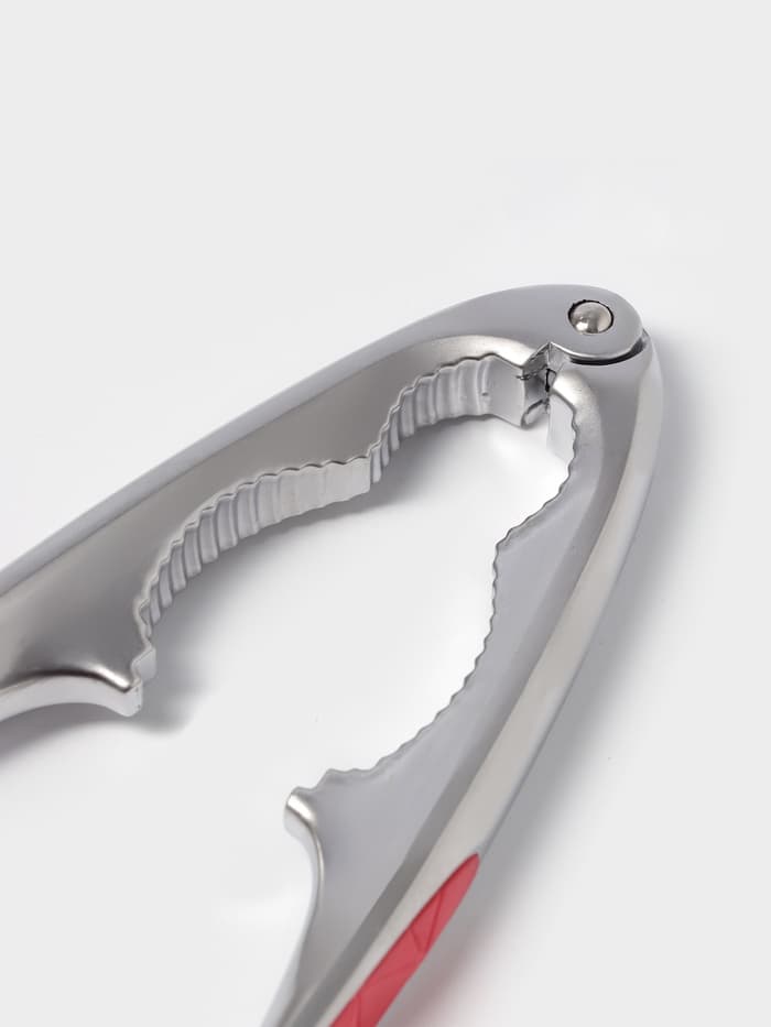 Орехокол Доляна Redline, 4.2×1.7×15.5 см, нержавеющая сталь, красный