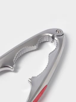 Орехокол Доляна Redline, 4.2×1.7×15.5 см, нержавеющая сталь, красный