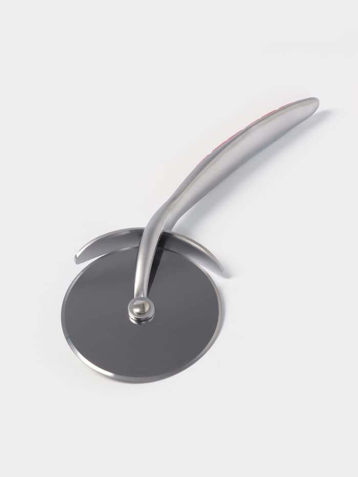 Нож для пиццы и теста Доляна Redline, 17.5 см, d=6.5 см, нержавеющая сталь, красный