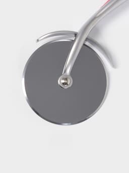 Нож для пиццы и теста Доляна Redline, 17.5 см, d=6.5 см, нержавеющая сталь, красный