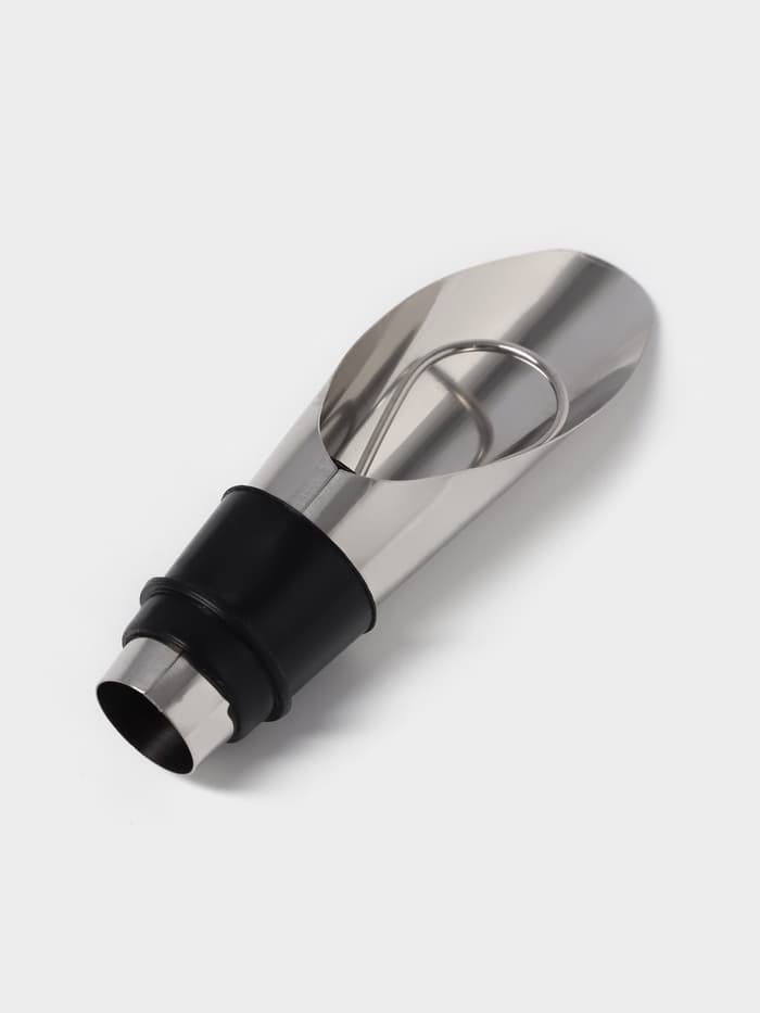 Набор для вина BellaTenero «Тропики», 4 предмета: штопор, пробка, аэратор, каплеулавливатель, доска для подачи, нержавеющая сталь