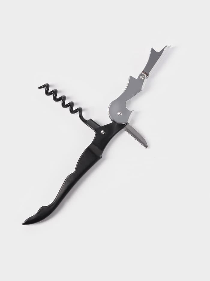 Набор для вина Magistro Cork, 3 предмета: штопор, пробка, каплеулавливатель, нержавеющая сталь