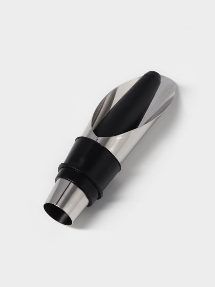 Набор для вина Magisto Cork, 4 предмета: штопор, пробка, аэратор, каплеулавливатель, с держателем для бутылки