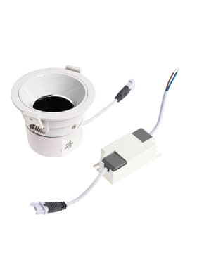 Светильник светодиодный, встраиваемый, поворотный, 6 Вт, 6500К, с драйвером, D75, белый