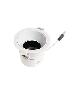 Светильник светодиодный, встраиваемый, поворотный, 6 Вт, 6500К, с драйвером, D75, белый