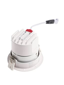 Светильник светодиодный, встраиваемый, поворотный, 6 Вт, 6500К, с драйвером, D75, белый